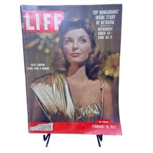 Life Magazine February 18 1957 Queen Elizabeth While the Duke's Away Rumors Play